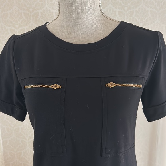 J. Crew Black Zipper Dress Size 2 - Picture 3 of 10